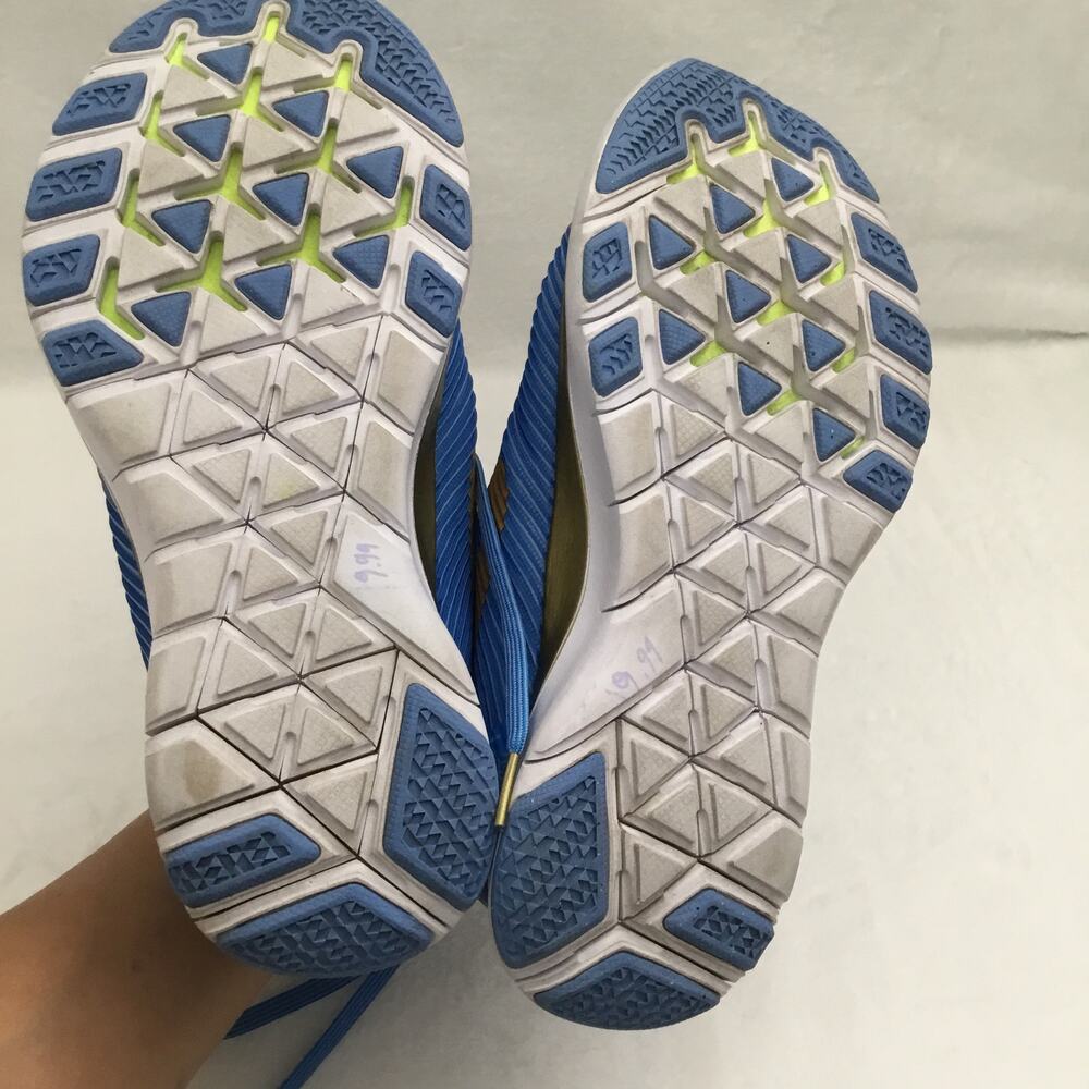 Nike Free Train Instinct Kevin Hart Hustle Blue Gold Trainer Shoes Sz 7 - Picture 8 of 8